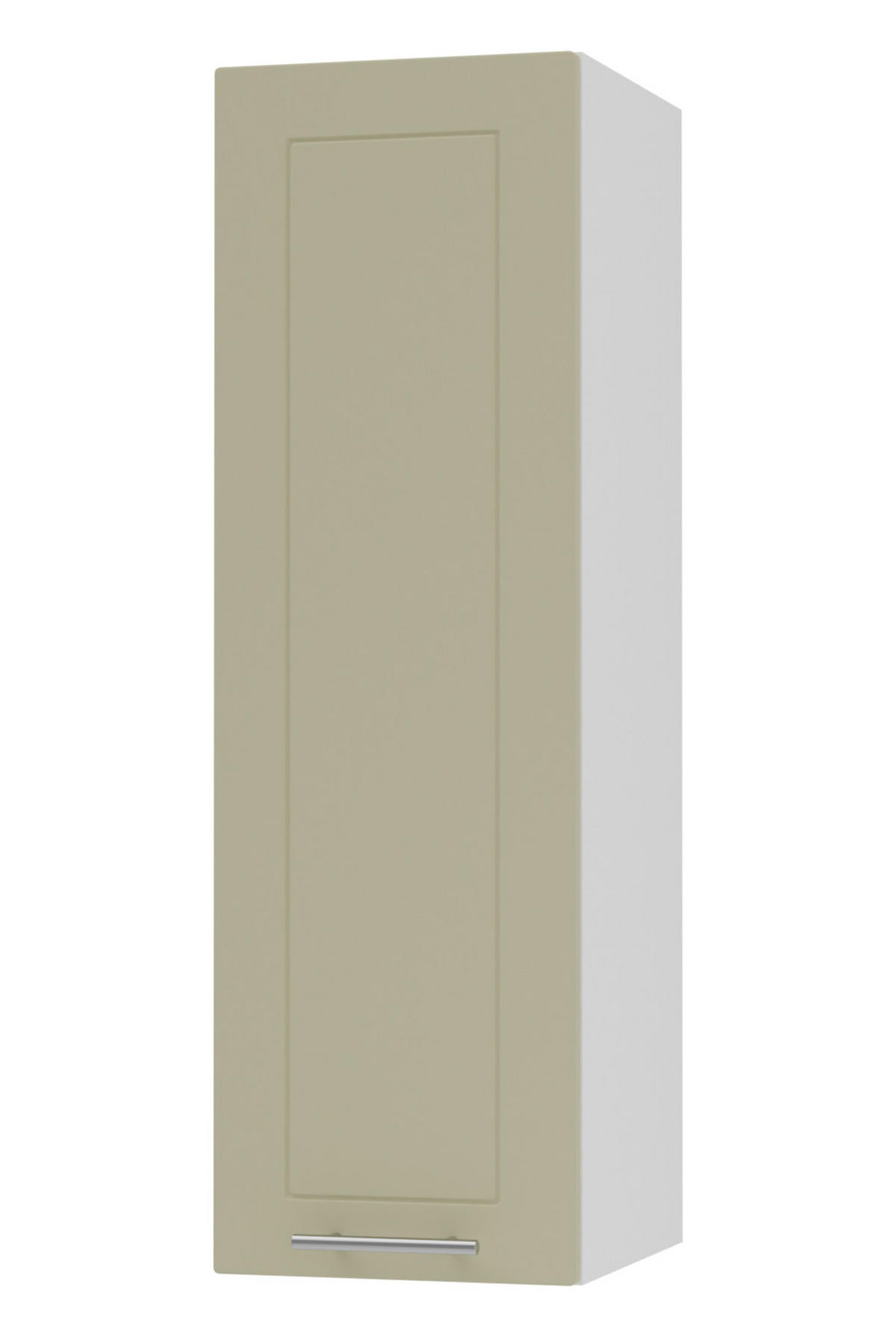 KÜCHENHÄNGESCHRANK Kvantum W4/20 Weiß Matt / Weiß Matt 20 / 32,5 / 96cm - Creme/Weiß, Holz/Holzwerkstoff (20/96/32.5cm) - Feldmann-Wohnen