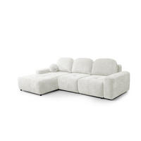 ECKSOFA Argos In Vibe - Creme, Holzwerkstoff/Textil (170/267cm) - Fun Möbel