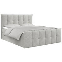 BOXBETT PREMIUM 11 180/200 Hellgrau Struktur - H3 - Hellgrau, Holz/Textil (180/200cm) - MKS