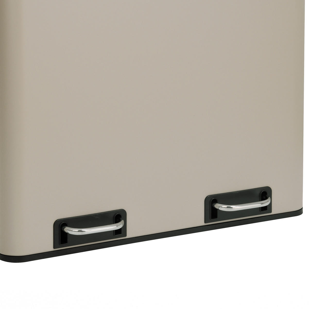 MÜLLEIMER TM2X30 - Taupe, Metall (57/65/31cm) - SVITA