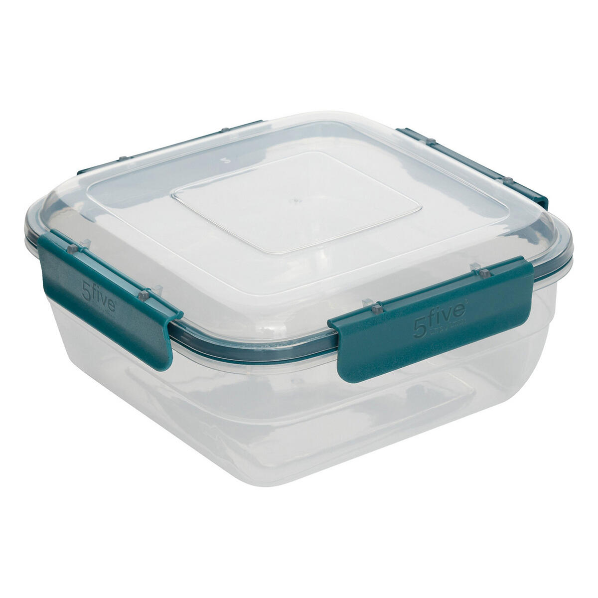 VORRATSDOSE Klic, 4-tlg., Quadratisch, Kunststoff - Transparent, Kunststoff (9.4/20.3/20.3cm) - 5five Simply Smart