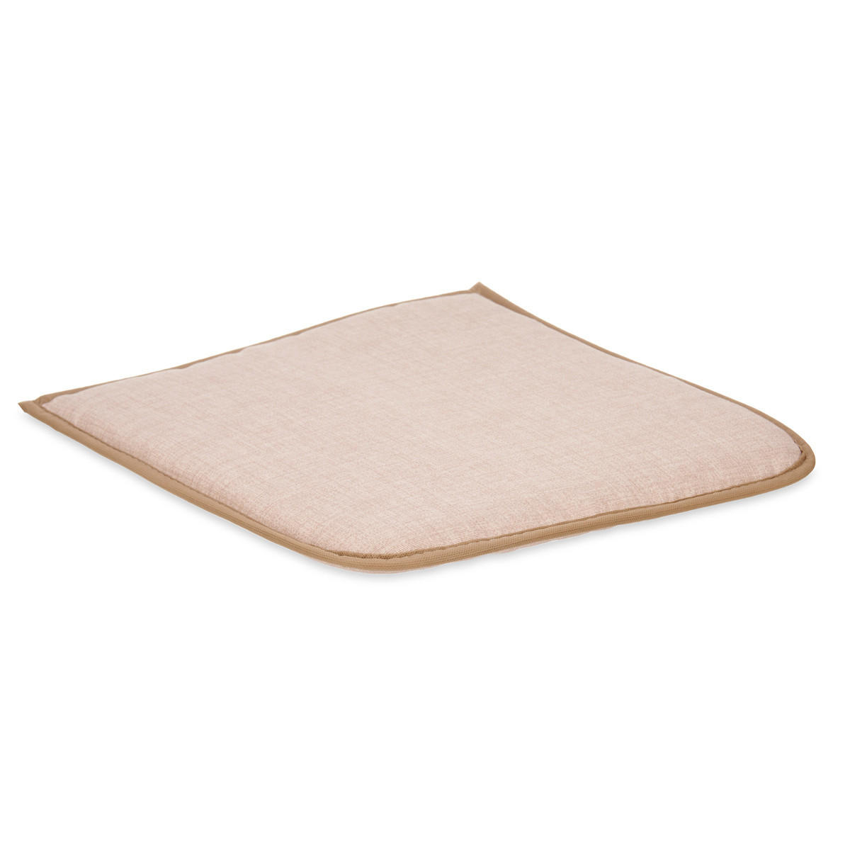 STUHLKISSEN mit Schleifen 38/38 cm - Beige, Kunststoff (38cm) - Giftdecor