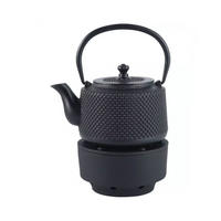 TEEKANNE Schwarz 14.5/14.5/7 cm KH1847 - Schwarz, Metall (0.8L) - Kinghoff 