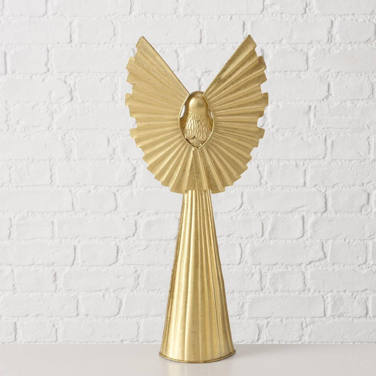 WEIHNACHTSFIGUR Nuriel 54 cm - Goldfarben, Metall (10/54/23.5cm) - Boltze Home