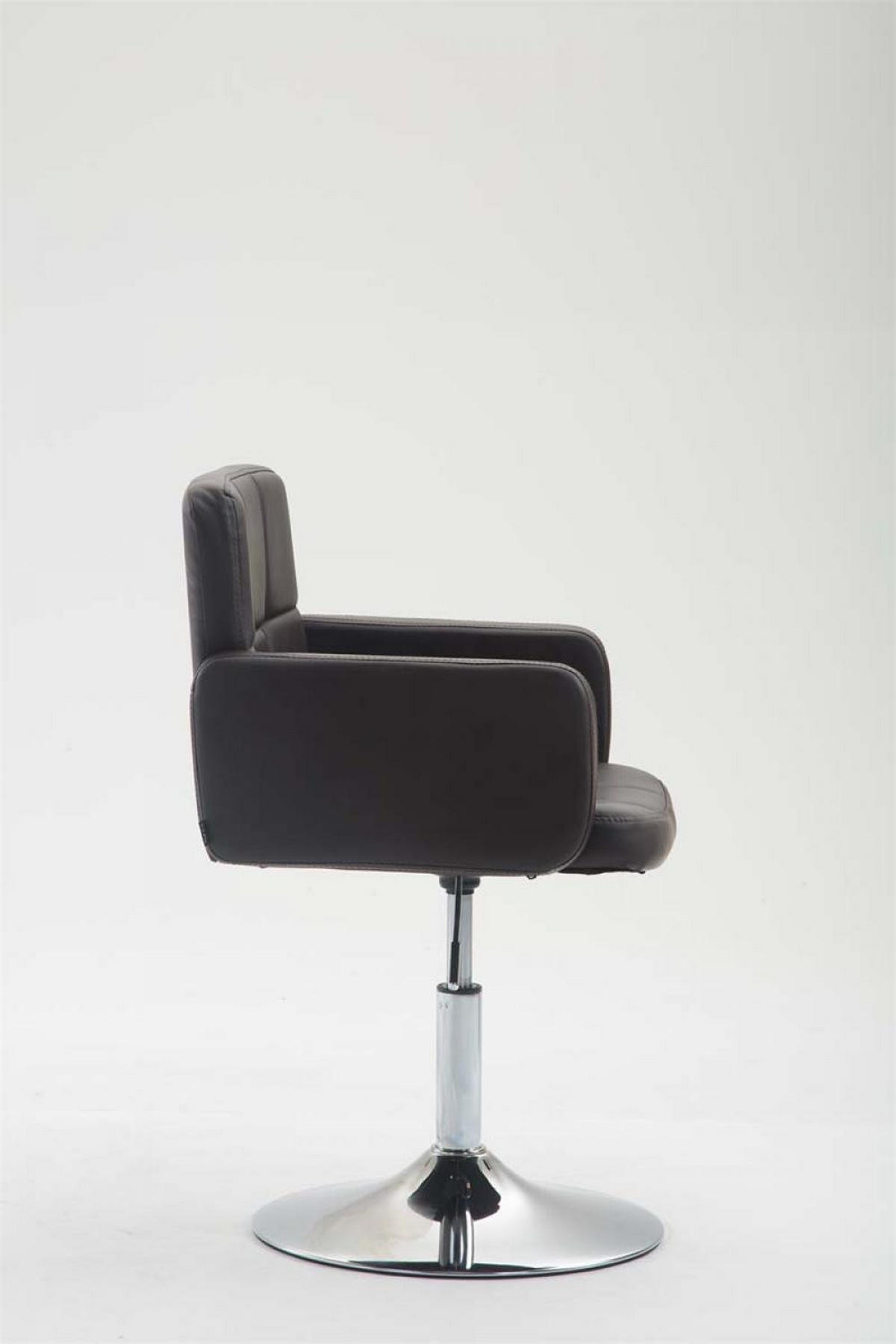 SESSEL Lederlook braun - Braun, Textil/Metall (58/80/48cm) - CLP
