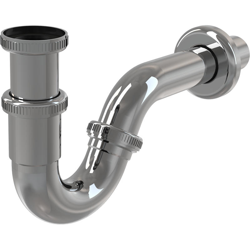 BIDET-SIPHON DN32 Metall, Chrom, Höhe 12 cm - Chromfarben, Kunststoff (23.5cm) - Alcadrain