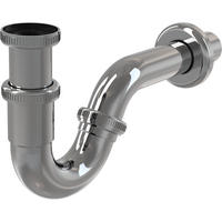 BIDET-SIPHON DN32 Metall, Chrom, Höhe 12 cm - Chromfarben, Kunststoff (23.5cm) - Alcadrain