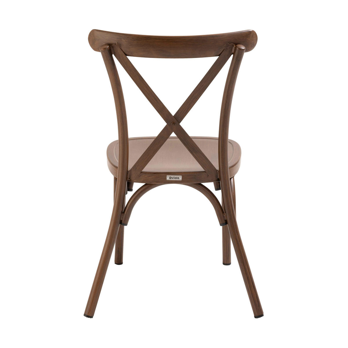 GARTENSTUHL, Braun - Braun, Metall (44/87/52cm) - Oviala