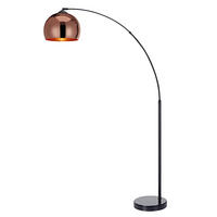 BOGENLEUCHTE Kupfer - Kupferfarben, Metall (170/30/170cm) - Teamson Home