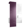 GARDEROBE Carlton Paneel in Brombeer Hochglanz - Brombeere, Holzwerkstoff (105/193/35cm) - Vladon