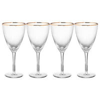 WEINGLAS (4er Set) Golden Twenties - Transparent, Glas (0.28L) - BUTLERS