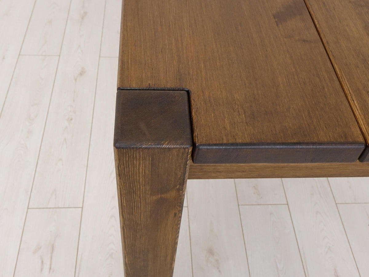 ESSTISCH aus Massivholz 180 cm Rustyk - Dunkelbraun, Holz (180/90/78cm) - Seart