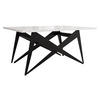 2-IN-1 COUCHTISCH UND ESSTISCH Xena - Schwarz/Weiß, Holzwerkstoff/Metall (70/90/45cm) - MIRJAN24
