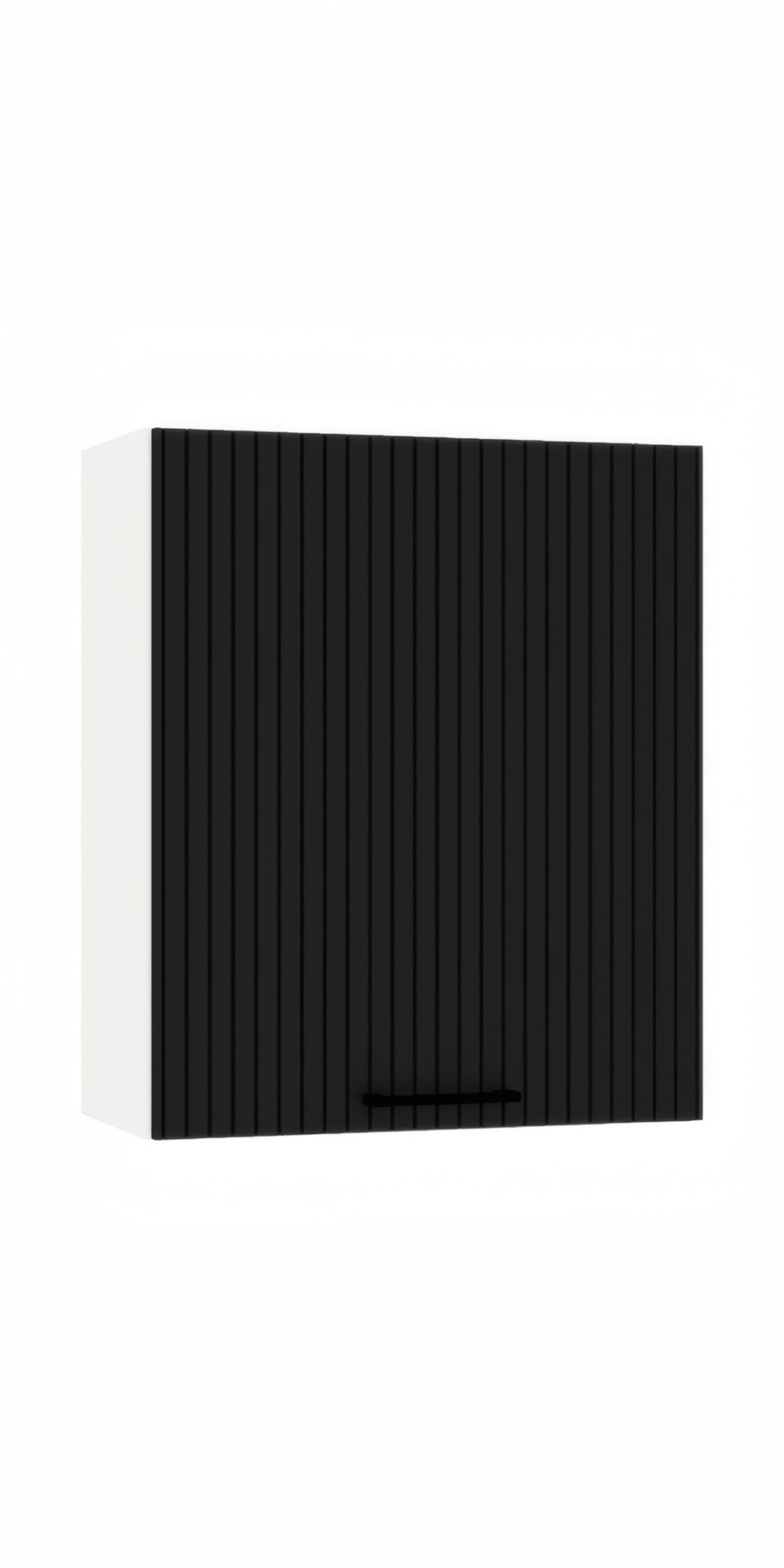 HÄNGESCHRANK W60 P/L - KENDRO - Praktisches Stauraum Konzept - Schwarz/Weiß, Holz/Metall (60/72/30cm) - ROYAL24_MARKT