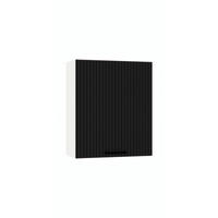 HÄNGESCHRANK W60 P/L - KENDRO - Praktisches Stauraum Konzept - Schwarz/Weiß, Holz/Metall (60/72/30cm) - ROYAL24_MARKT
