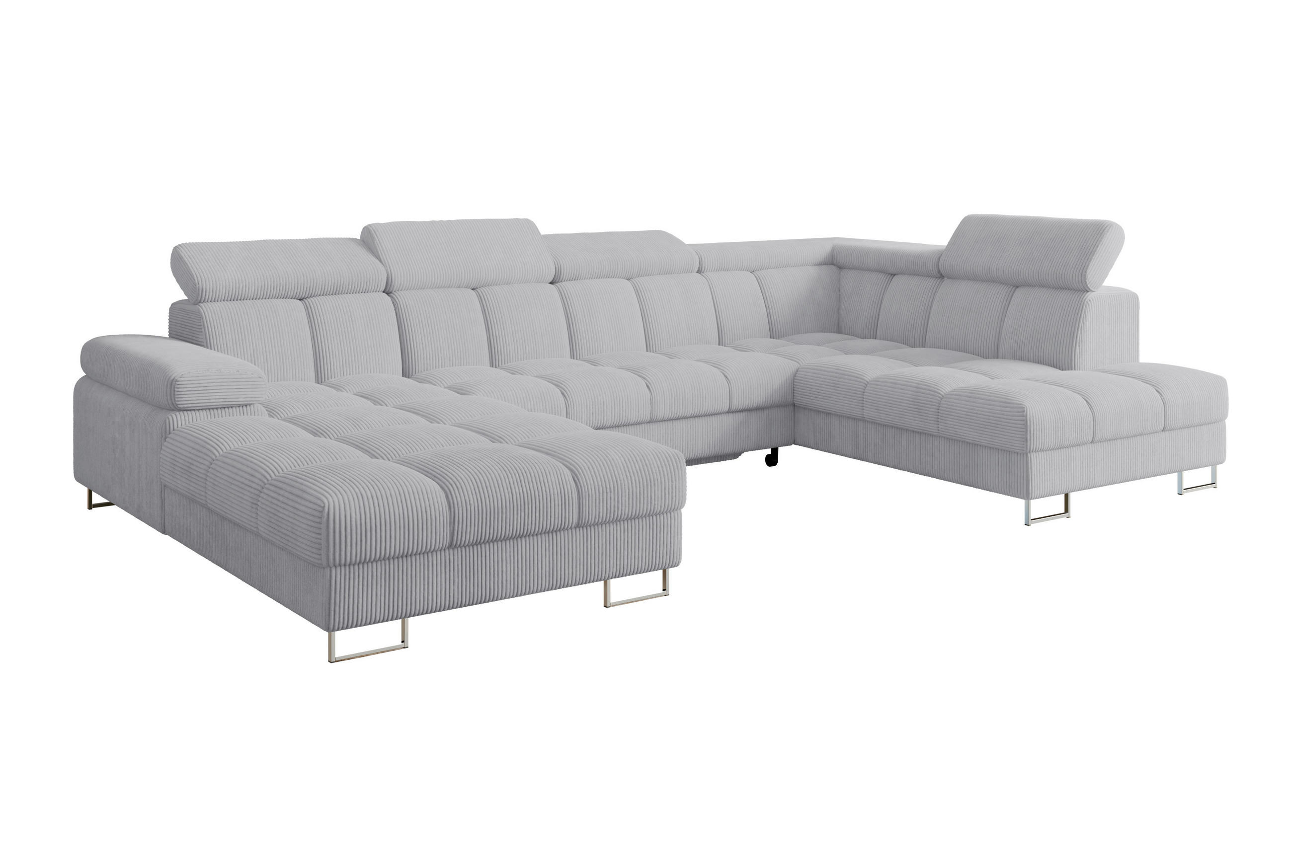Altdecor Wohnlandschaft Anthrazit 203x79x345 cm