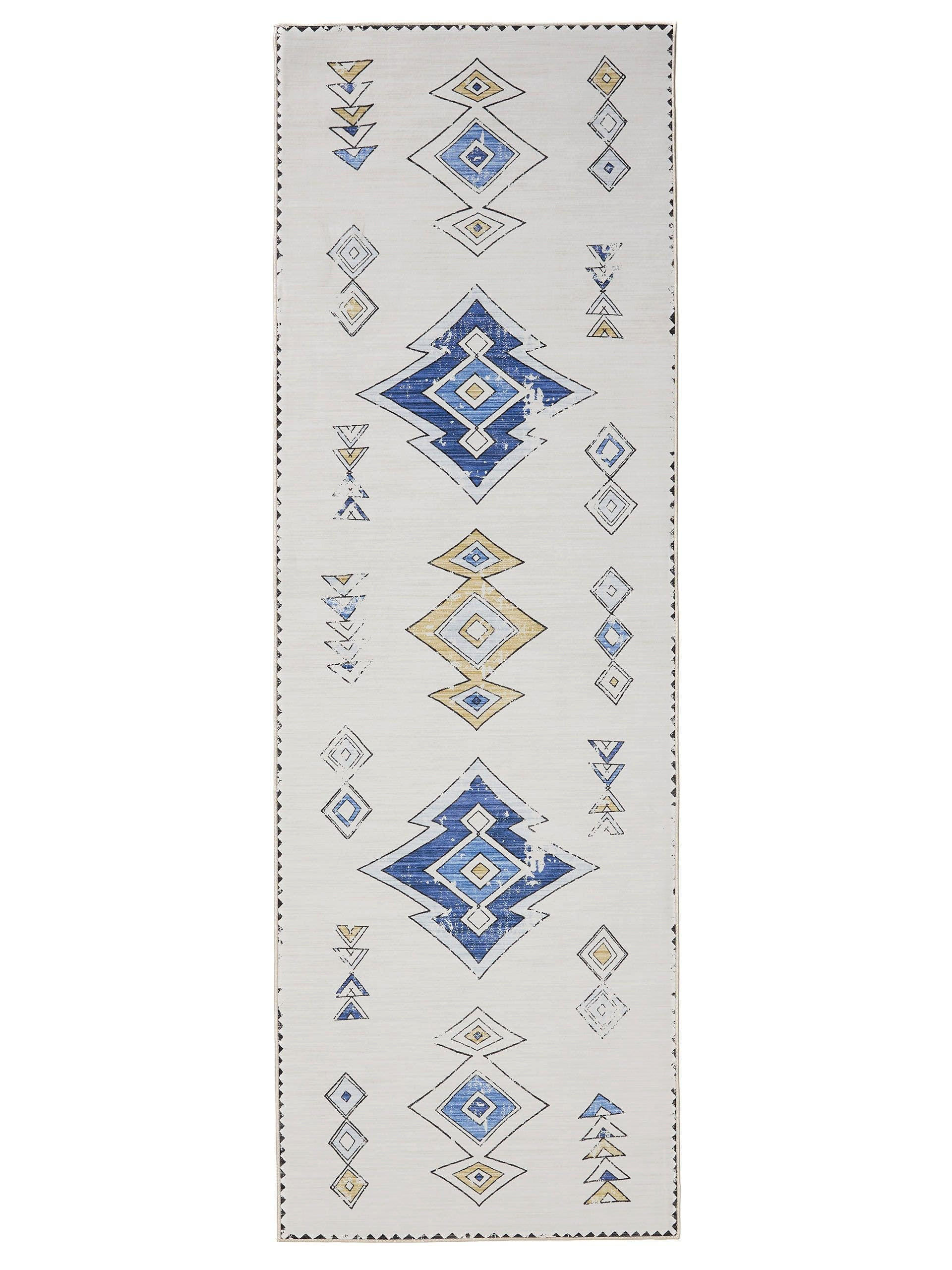 VINTAGE-LÄUFER George waschbar 80x240 cm - Beige/Multicolor, Kunststoff (80/240cm) - benuta