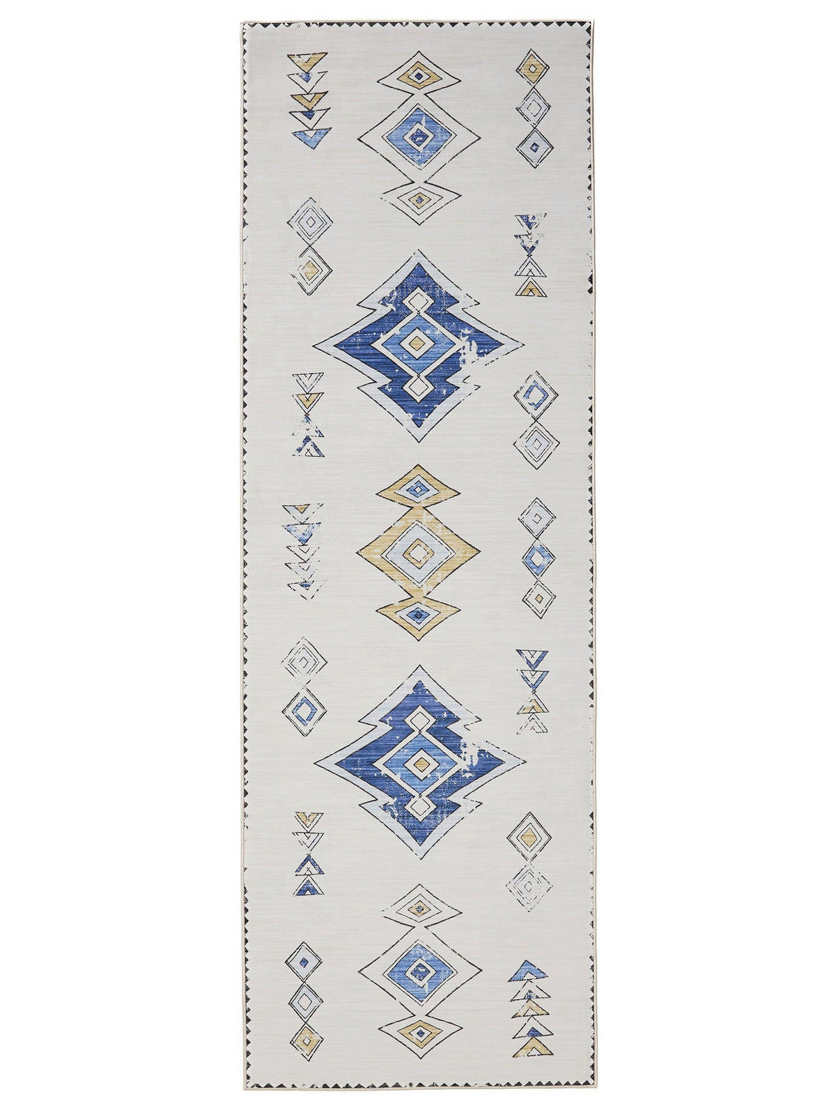 VINTAGE-LÄUFER George waschbar 80x240 cm - Beige/Multicolor, Kunststoff (80/240cm) - benuta