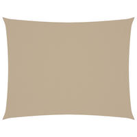 SONNENSEGEL Oxford-Gewebe Rechteckig 6x7 m Beige - Beige, Textil (700/600cm) - furnicato
