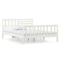 BETT Kaminski 126/195.5 cm - Weiß, Holz (120/190cm) - Nettlife