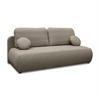 Schlafsofa CLAIRE, zweisitzig, mit Schlaffunktion, Neve 16 - Taupe, Textil (208/90/95cm) - Lookway