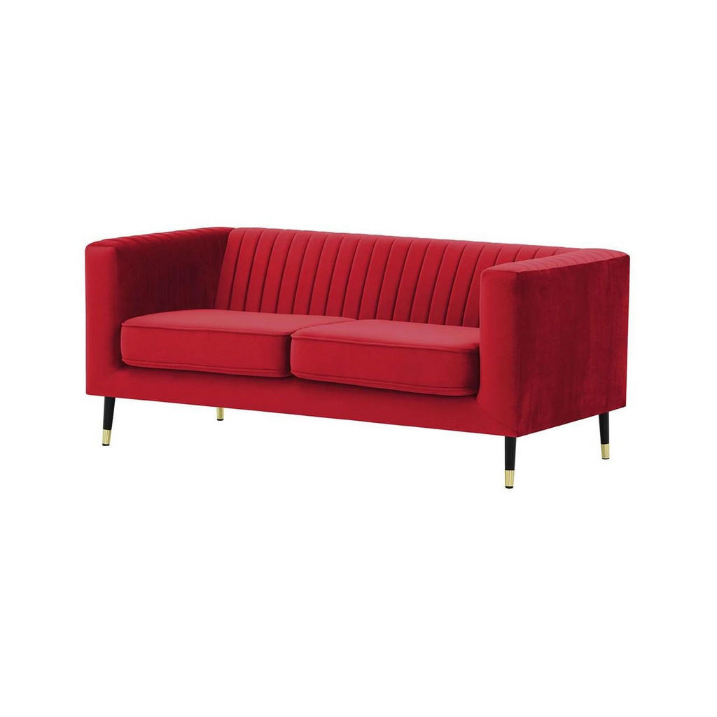 Thumbnail - Slf24 Zweisitzer-Sofa, Rot, Textil, 2-Sitzer, 170x71x83 cm, Wohnzimmer, Sofas & Couches, Sofas, 2-Sitzer Sofas