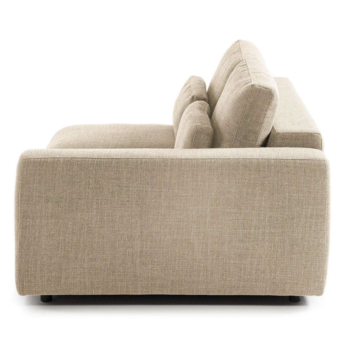 2-SITZER MODULSOFA - Beige, Textil (158/80/117cm) - home24