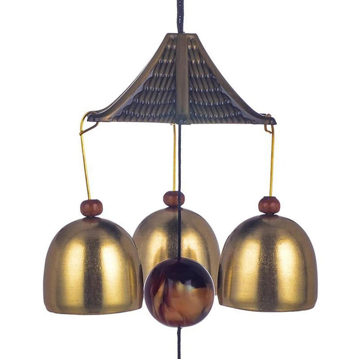 WINDSPIEL Elefantenfisch Metallglocke 40 cm - Bronzefarben, Metall (40/2.8/6cm)