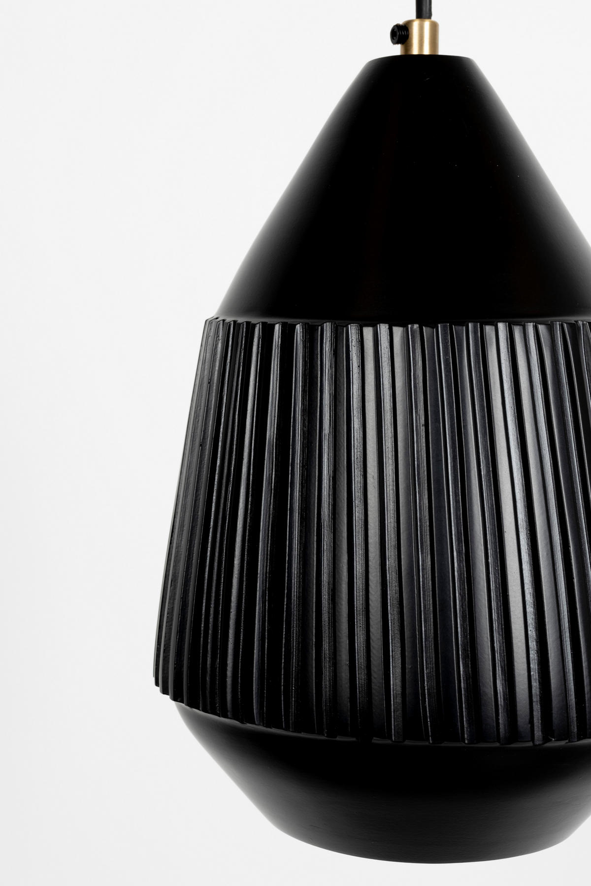 HÄNGELAMPE Aysa - Schwarz - 20/20/200 cm - Schwarz, Kunststoff (20/20/200cm)