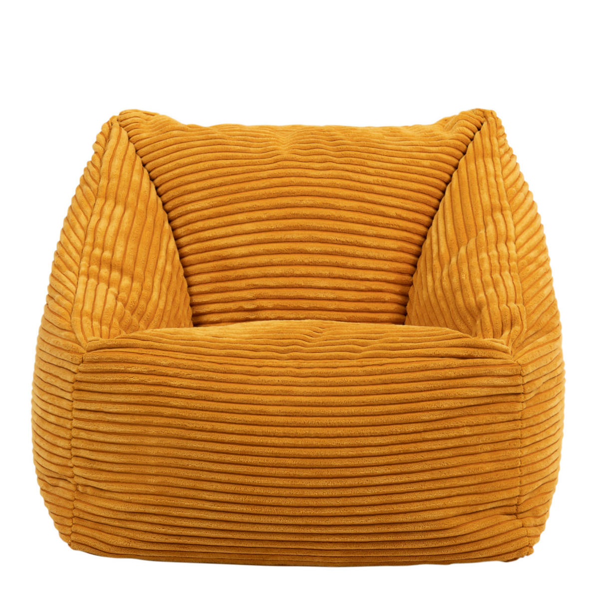 SITZSACK Flauschig für Kinder - Gelb, Textil (55/44/55cm) - icon