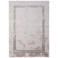TEPPICH CRYSTAL Grau Grün 80/150 cm - Grau/Grün, Textil (80/150cm) - Tapiso