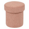 HOCKER Kita Ø 37 cm - Terracotta, Holzwerkstoff (37/40/37cm) - Atmosphera Createur d´interieur