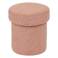 HOCKER Kita Ø 37 cm - Terracotta, Holzwerkstoff (37/40/37cm) - Atmosphera Createur d´interieur