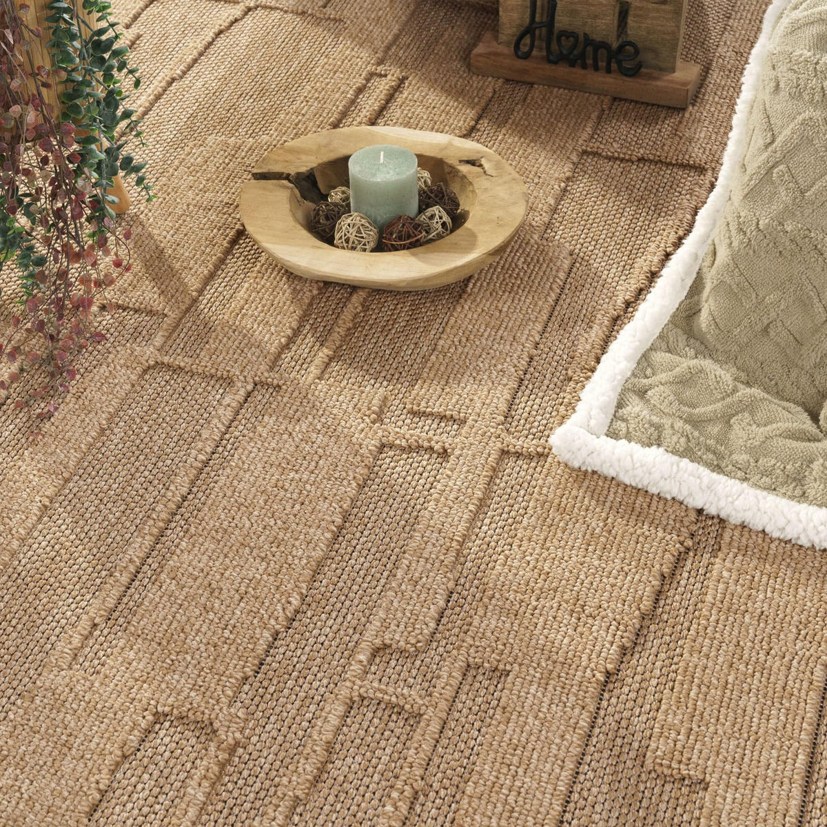 OUTDOORTEPPICH 200/280 cm Berlin 543 - Beige, Kunststoff (200/280cm) - Paco Home