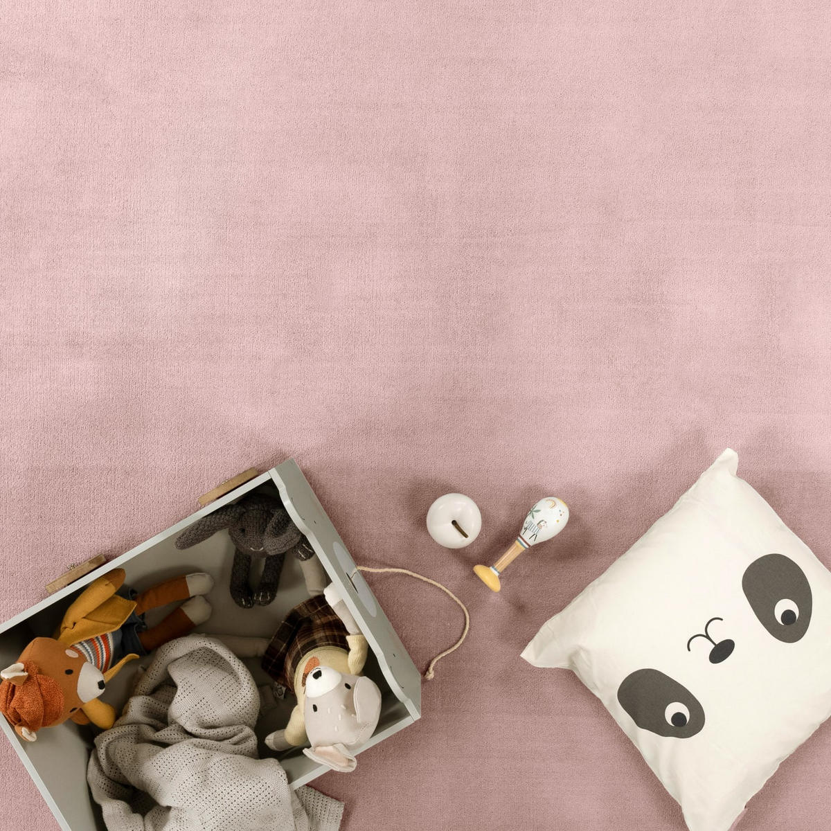 KINDERTEPPICH 80/80 cm Tatami 475 - Pink, Kunststoff (80/80cm) - Paco Home