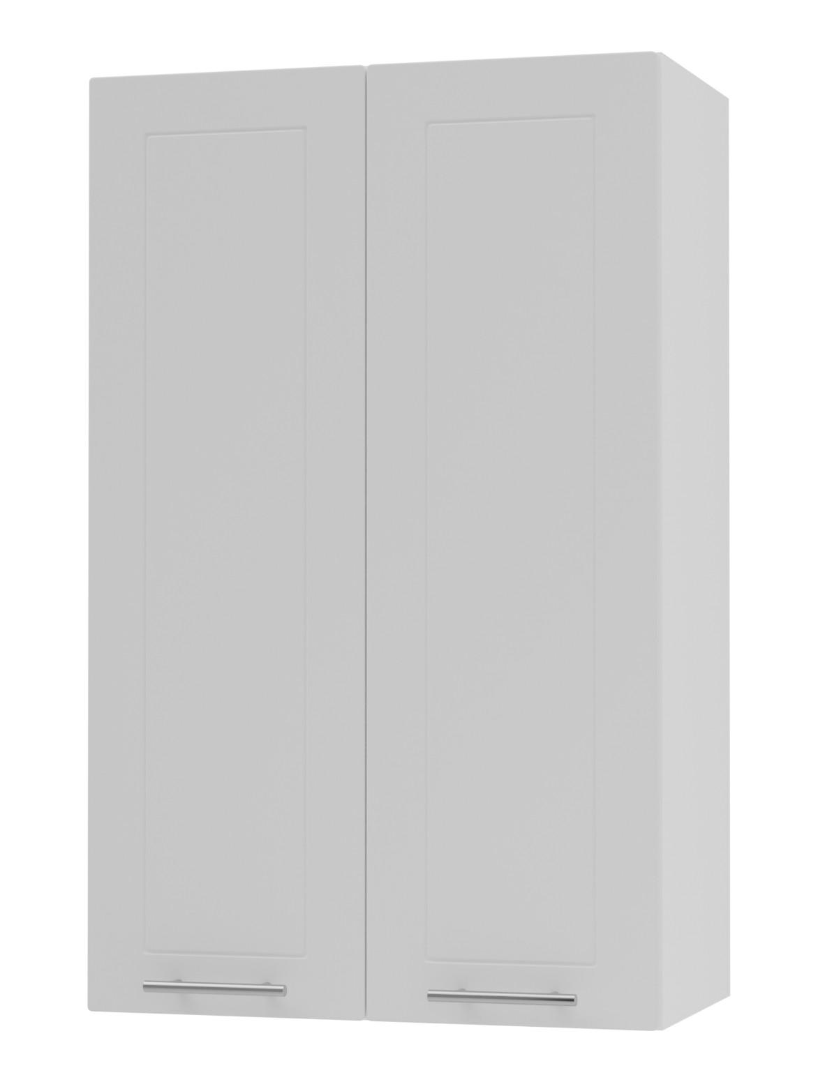 Feldmann-Wohnen Küchenhängeschrank Weiß, Weiß 60x96x32.5 cm