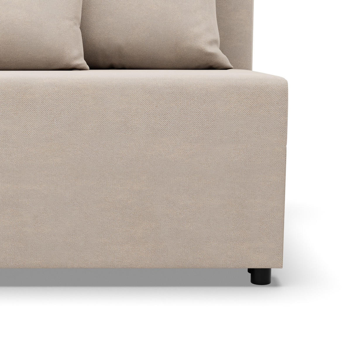 SOFA 3-SITZER MIT SCHLAFFUNKTION FERMO Beige - Beige, Textil (92/95/191cm) - Mebligo