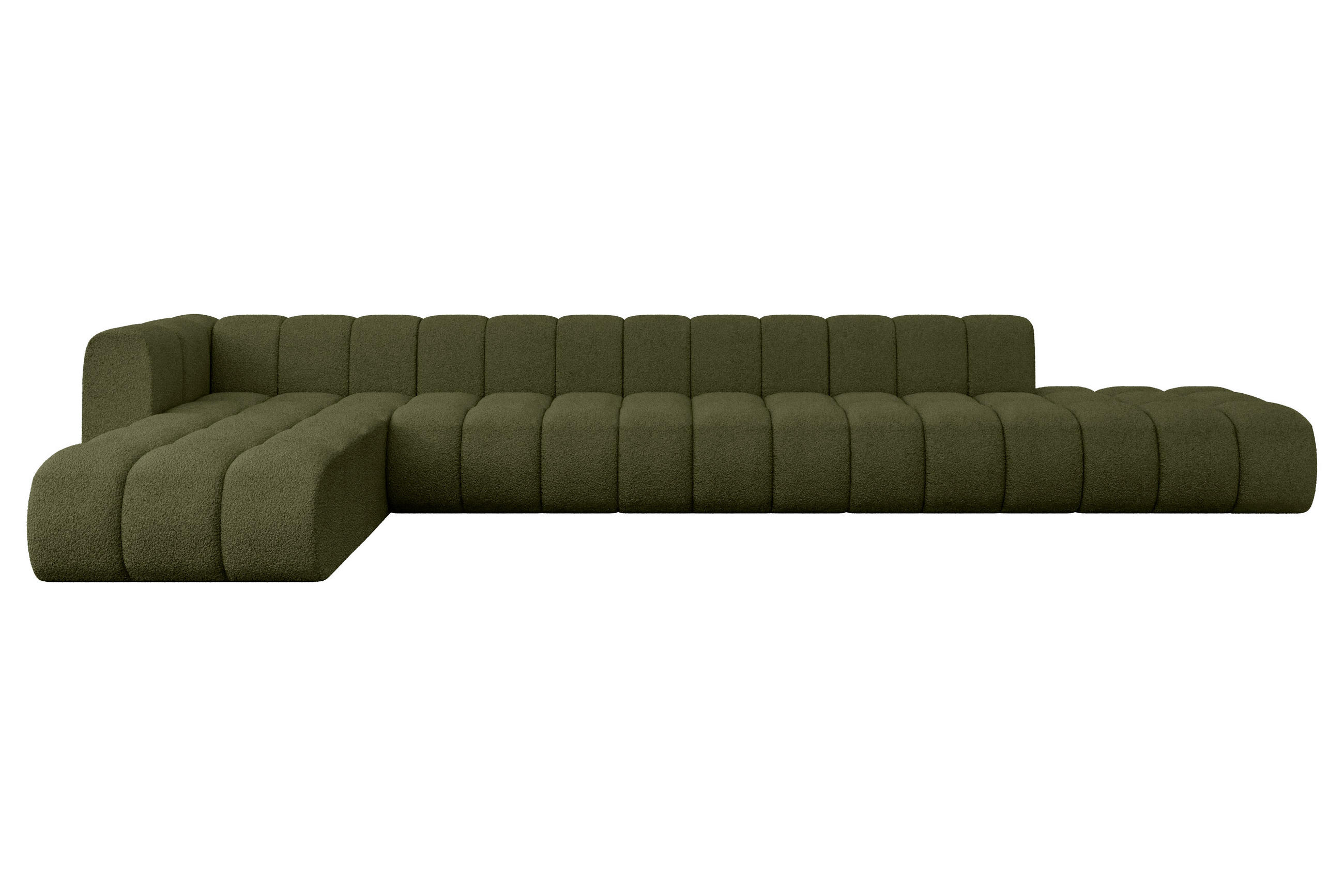 Altdecor Ecksofa Grün 478x177 cm