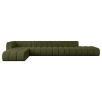 ECKSOFA modulares Sofa Zuvon-L3 - 478x177x70 cm Grün - Grün, Holzwerkstoff/Textil (478/177cm) - ALTDECOR