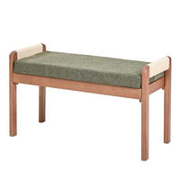SITZBANK Holz Grün - Grün, Holz (92/53/40cm) - Nordlys
