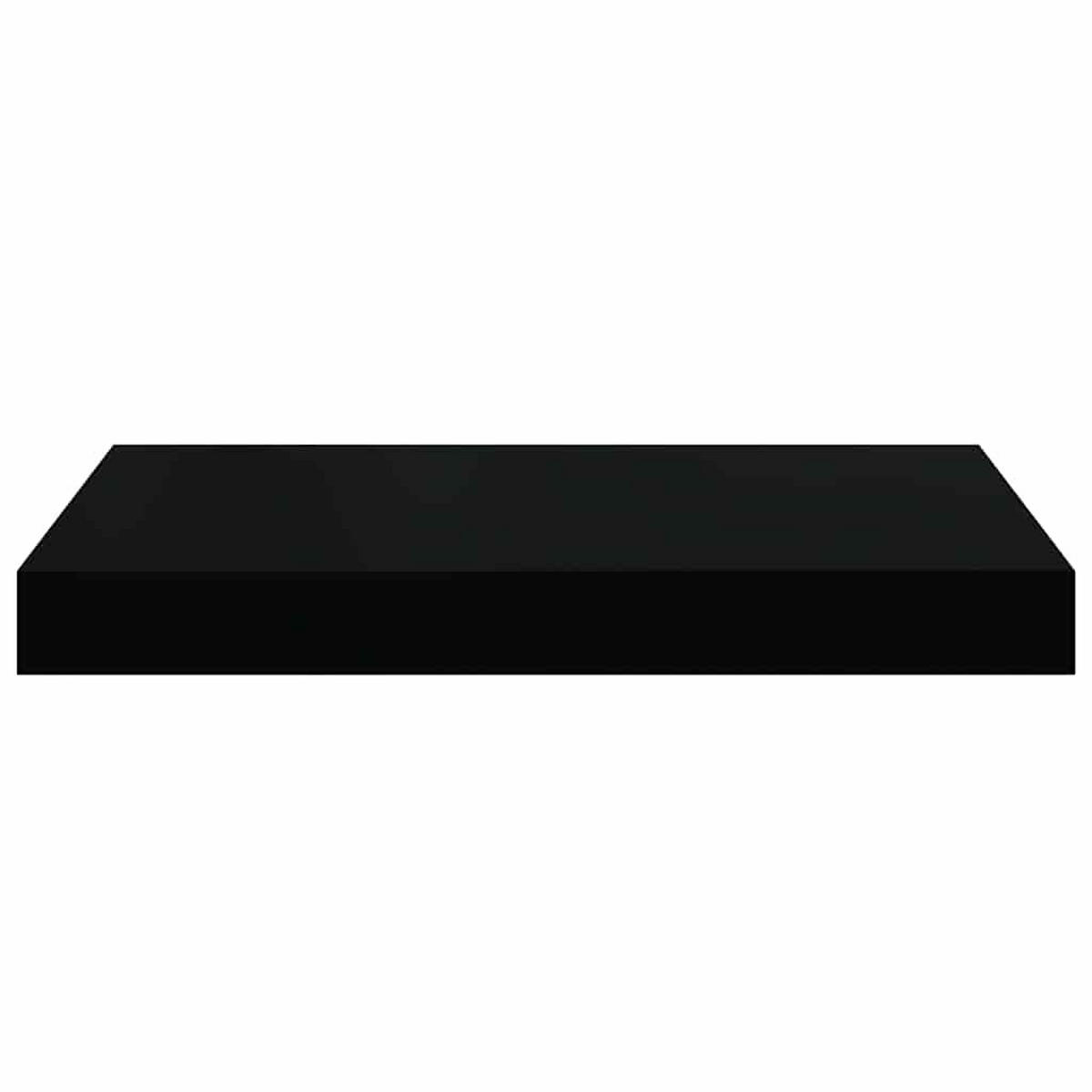 WANDBOARD 40/23/3,8 cm aus Mdf Schwarz - Schwarz, Holzwerkstoff (40/3.8/23cm) - vidaXL