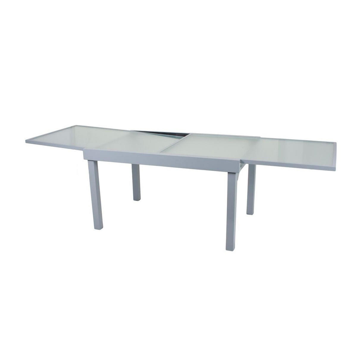 GARTEN-SITZGRUPPE Arno 7-teilig Gartenmöbel-Set - Grau, Metall - DELUKE