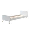 EINZELBETT Kamillah 204x74x95 aus MDF in Satin Weiß - Weiß, Holzwerkstoff (90/200cm) - 58aufmkessel