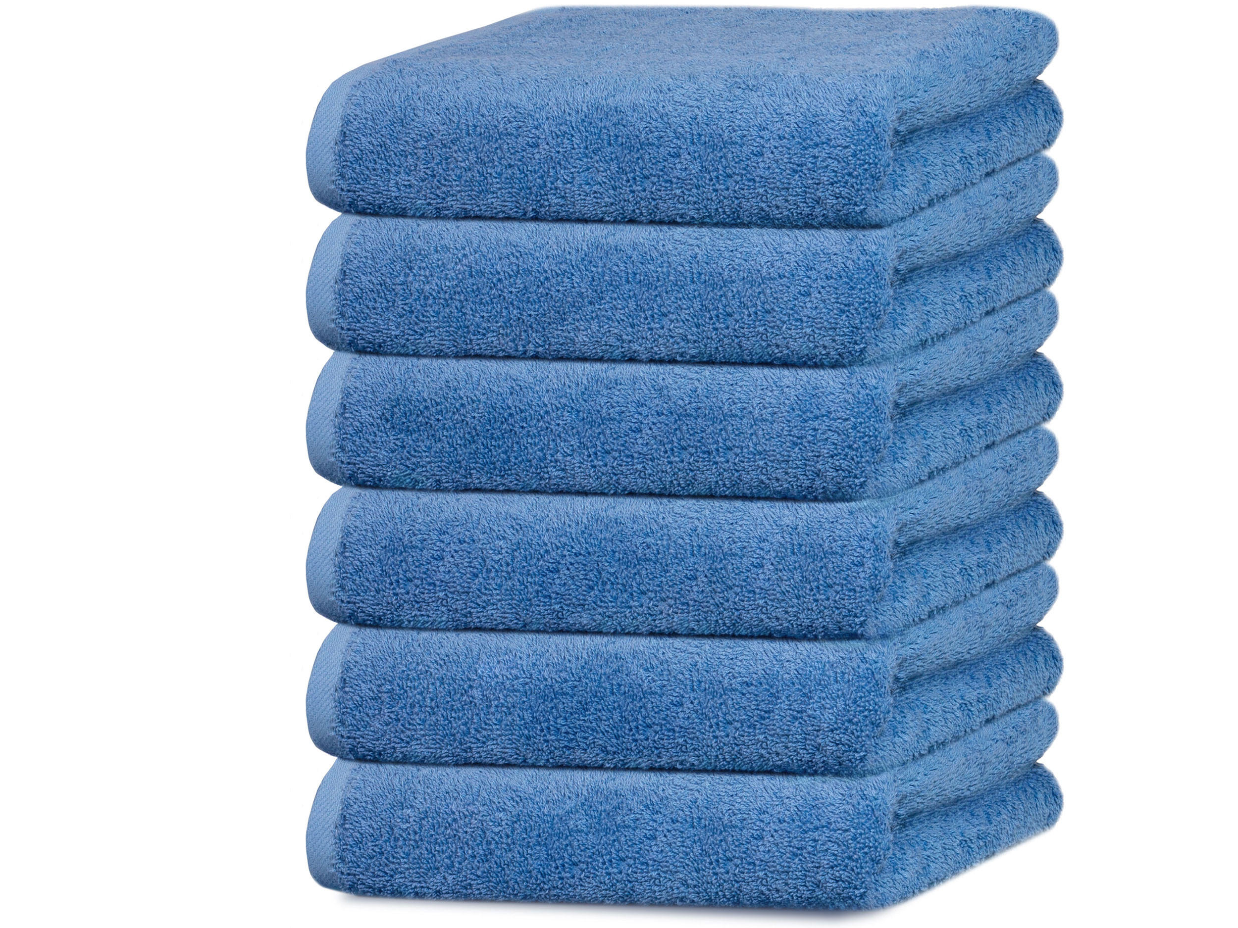 HANDTÜCHER, 6er-Set, 50x100 cm, 100% Baumwolle, Blau - Dunkelblau, Textil (50/100cm) - Zollner