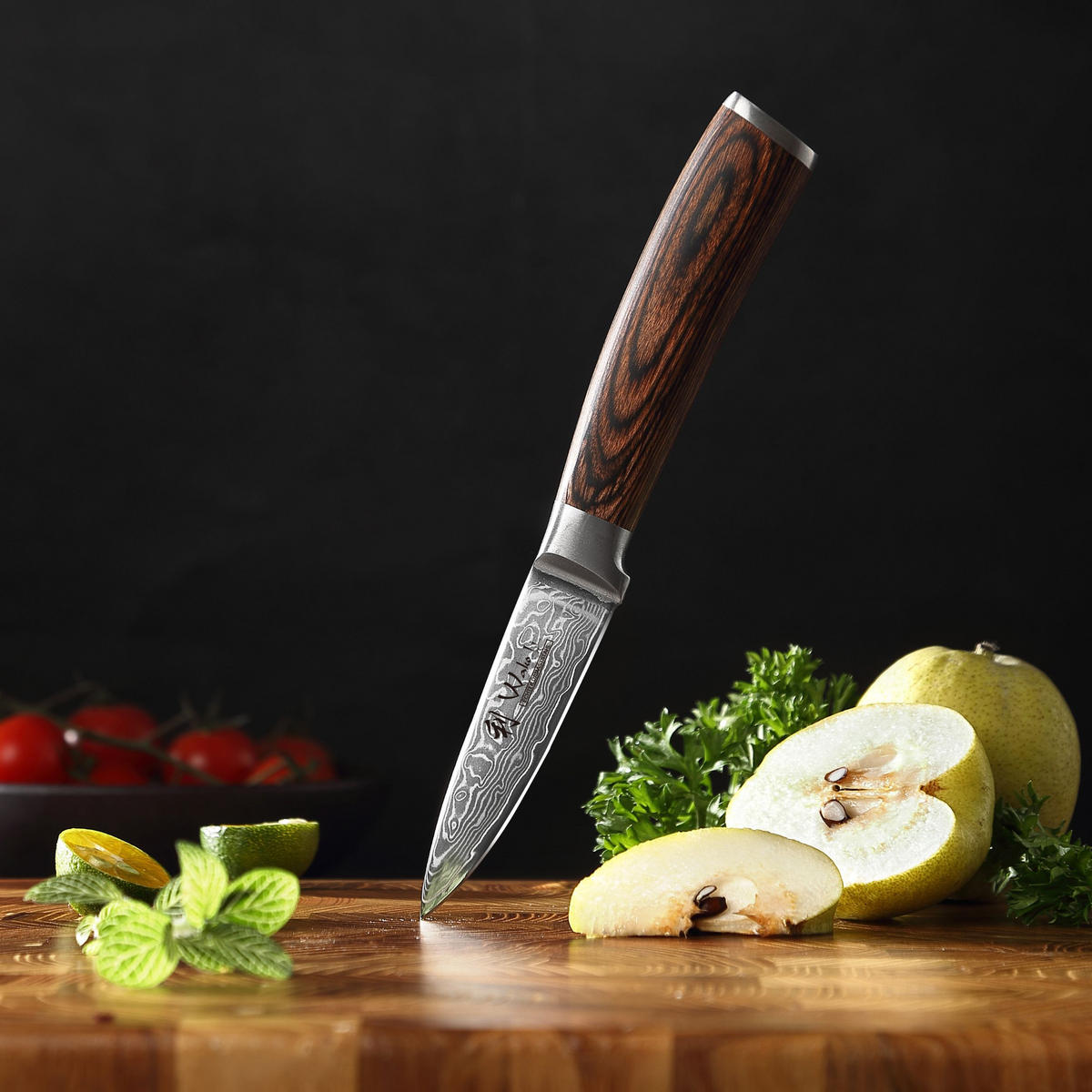 OFFICEMESSER 8 cm - Braun, Holz/Metall (20cm) - Wakoli