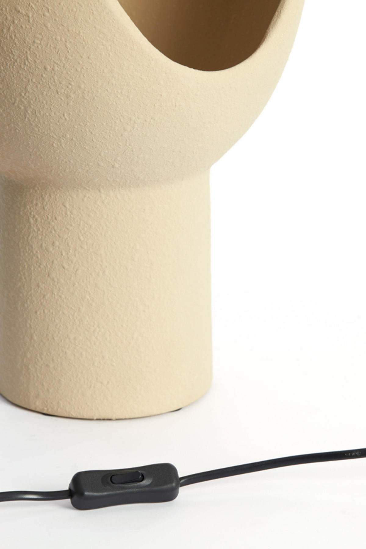 TISCHLAMPE Monk Braun 25/25/46 cm - Braun, Keramik (25/25/46cm) - Light & Living