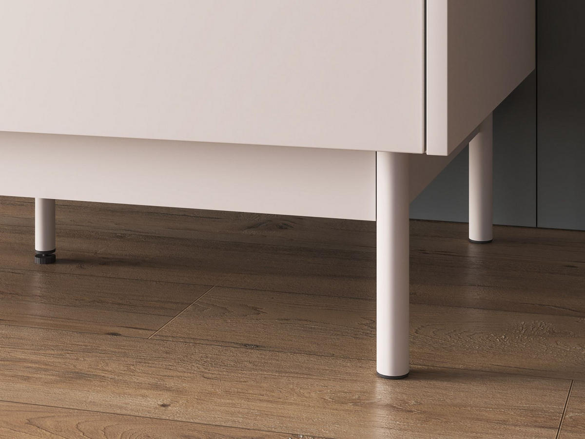 KLEIDERSCHRANK Dunea Kaschmirgrau/Eichenholzoptik 92 cm - Taupe/Beige, Holzwerkstoff (92/193/53cm) - Selsey
