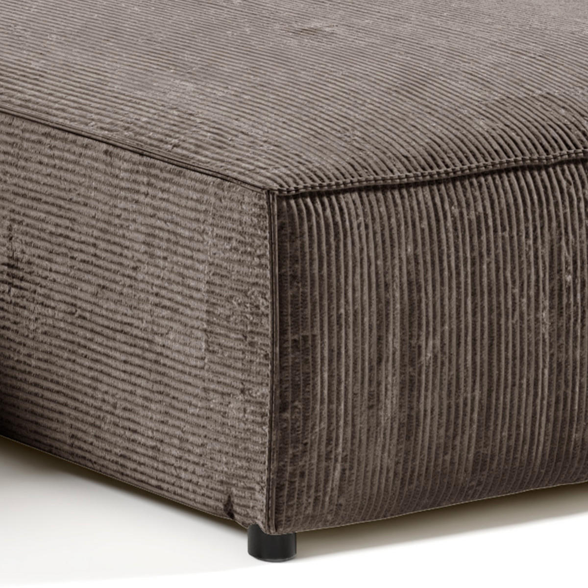 ECKSOFA Isaac 4 Sitzplätze Braun - Braun, Holzwerkstoff (294/185cm) - Petits-meubles