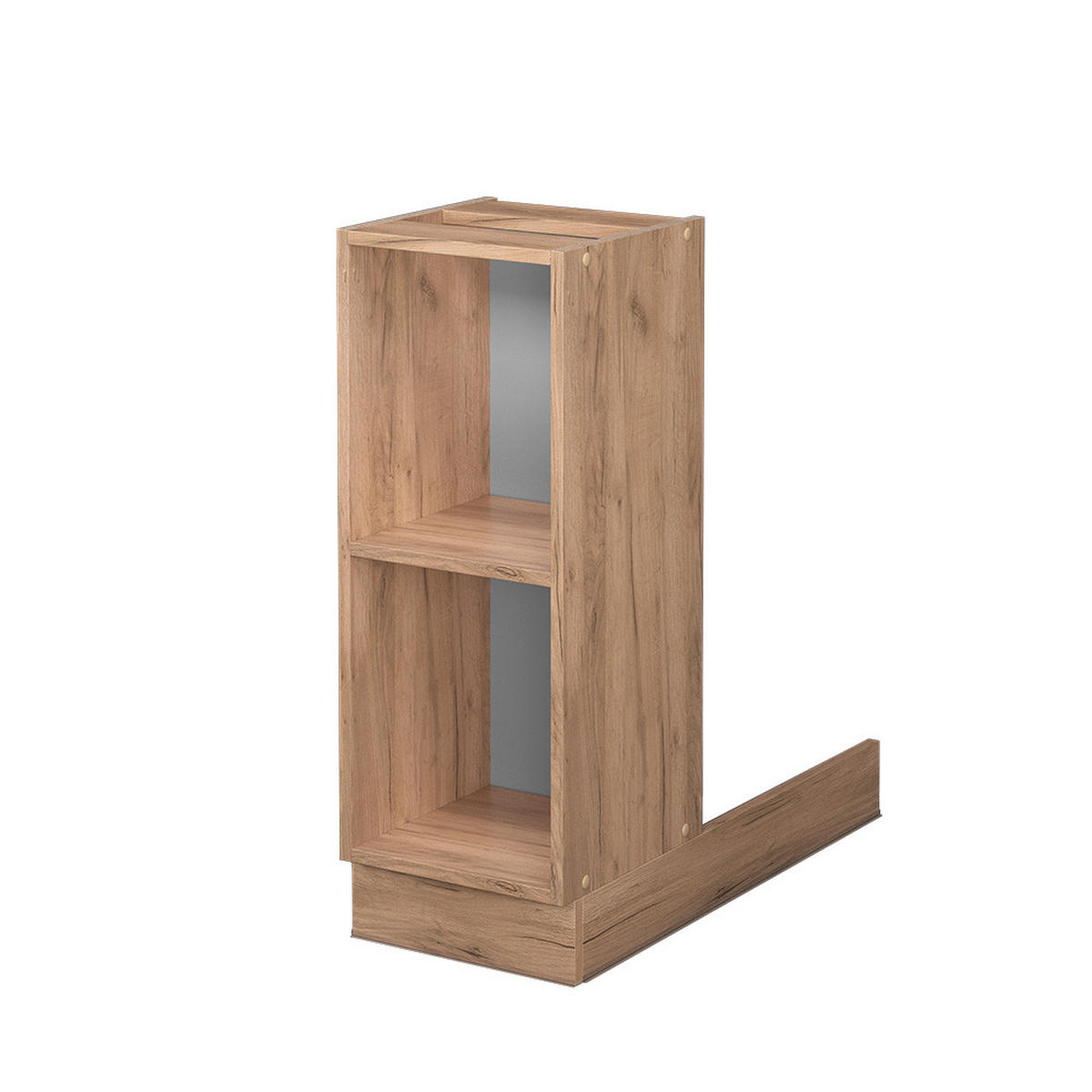 KÜCHENINSEL Fame-Line Goldkraft Eiche 30 cm ohne AP - Honigeiche/Eiche Wotan, Holzwerkstoff (30/82/70cm) - Vicco