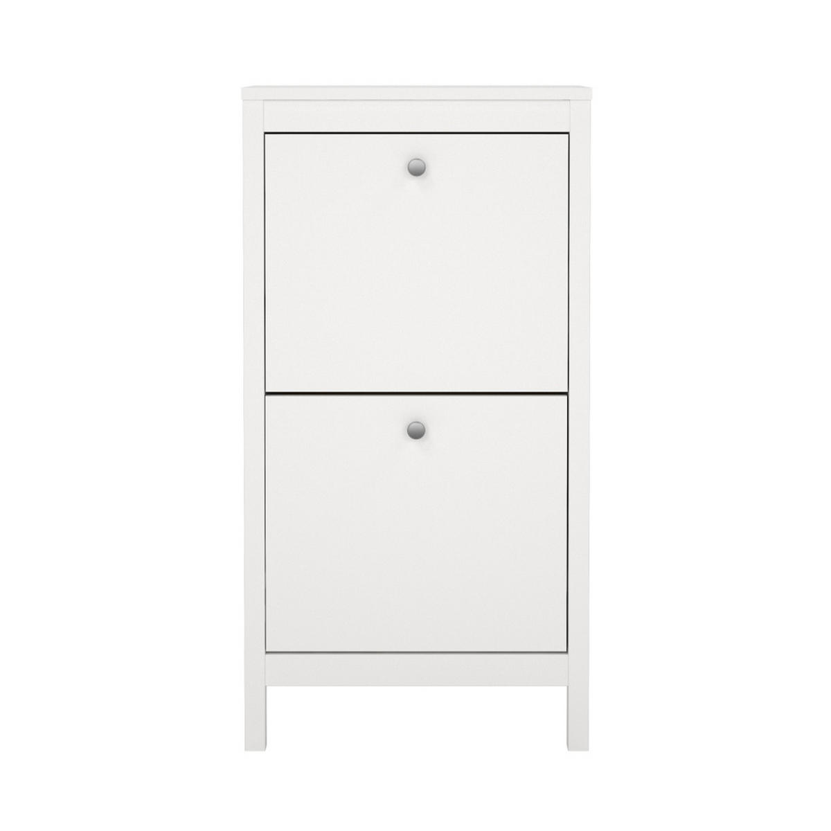 SCHUHSCHRANK, Madrid, Weiß, Holzwerkstoff, 54 x 25 x 103 cm - Weiß, Holzwerkstoff (54/103/25cm) - ebuy24